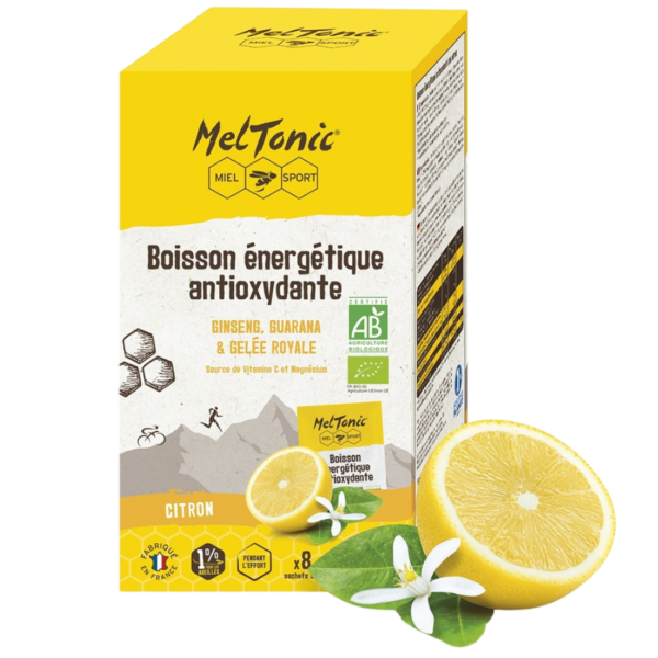 Boisson antioxydante Bio 6 Sachets de poudre de préparation - Meltonic citron