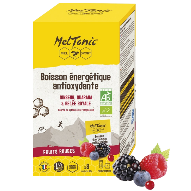 Boisson antioxydante Bio 6 Sachets de poudre de préparation - Meltonic fruits rouge