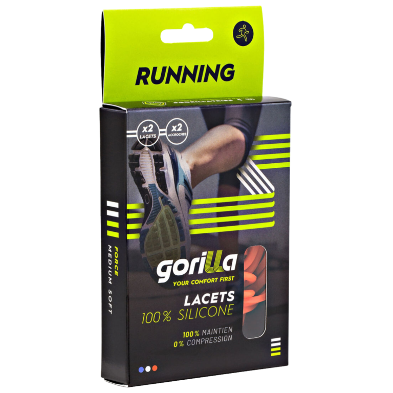 Lacets running en silicone | Gorilla Tribe