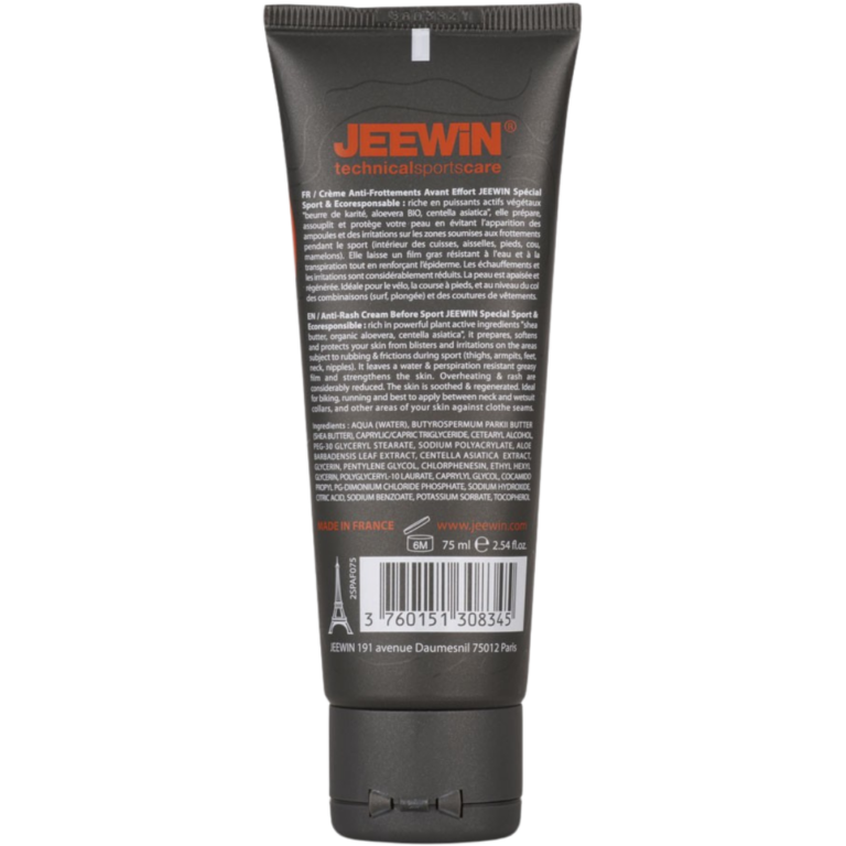 Crème anti-frottement Jeewin trail running