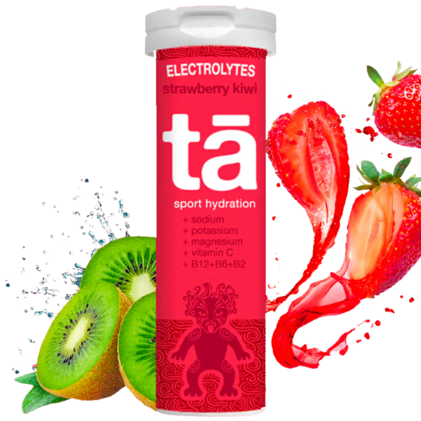 Pastilles D'hydratation Electrolytes fraise kiwi trail running | Tā Energy