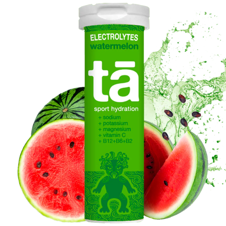 Pastilles D'hydratation Electrolytes pasteque hibiscus trail running | Tā Energy