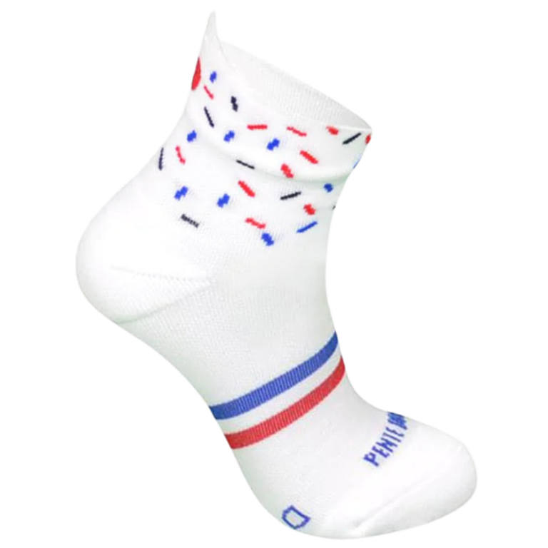 Chaussettes basses running confettis | Pente douce