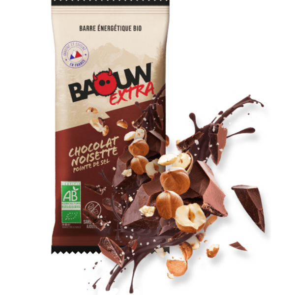 Barre Énergétique BIO (50g) Chocolat - Noisette | Baouw